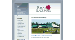 Desktop Screenshot of poplarplacefarm.com